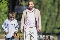 Ben Affleck se synem Samuelem. Ben Affleck se synem Samuelem.