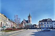 Město Humpolec - Dolní náměstí Město Humpolec - Dolní náměstí