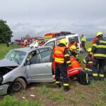 Hrozivá srážka aut u Štěpánova na Olomoucku