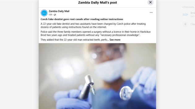 Havlíčkův Brod zná celý svět. Zpráva o falešném zubaři zaujala v zámoří i Africe