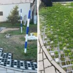 „Nechtěla jsem kolem domu rozpálený beton, a tak jsem tradiční dlažbu zavrhla,“ říká Katka