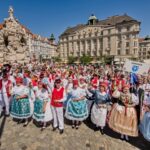 Centrum Brna při prvních celoměstských hodech zaplavila krojovaná chasa Centrum Brna při prvních celoměstských hodech zaplavila krojovaná chasa